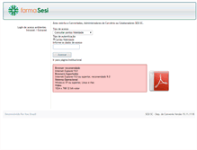 Tablet Screenshot of cartaosesi.com.br